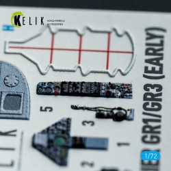 Harrier Gr1/Gr3 (Early) - interior 3D decals for Italeri kit  2