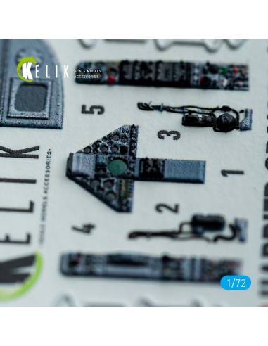 Harrier Gr1/Gr3 (Early) - interior 3D decals for Italeri kit 