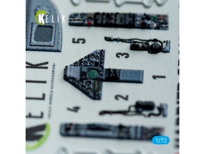 Harrier Gr1/Gr3 (Early) - interior 3D decals for Italeri kit 
