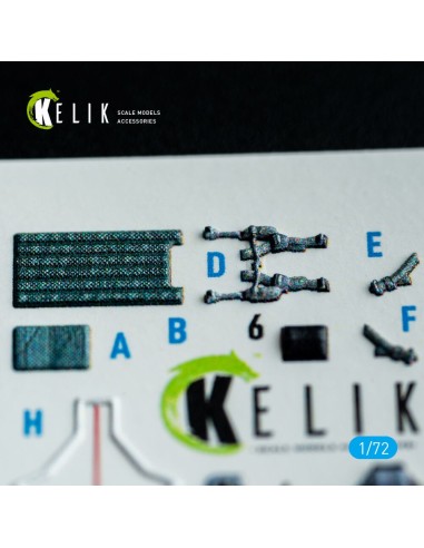 Harrier Gr1/Gr3 (Early) - interior 3D decals for Italeri kit 
