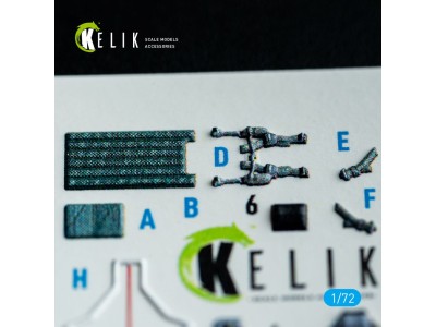 Harrier Gr1/Gr3 (Early) - interior 3D decals for Italeri kit 