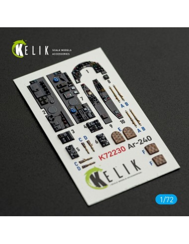Ar-240 - interior 3D decals for Revell kit 