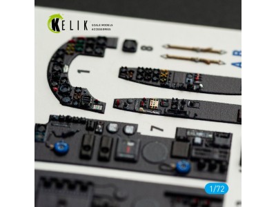 Ar-240 - interior 3D decals for Revell kit 
