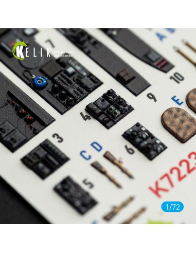 Ar-240 - interior 3D decals for Revell kit 