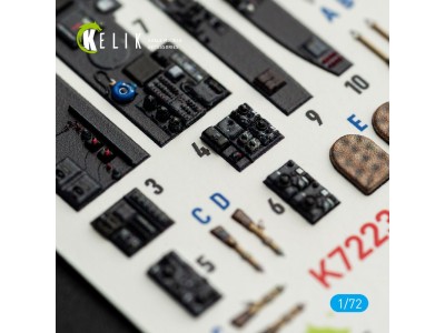 Ar-240 - interior 3D decals for Revell kit 