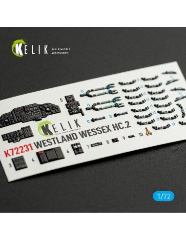 WESTLAND WESSEX HC.2 - interior 3D decals for AirFix kit 