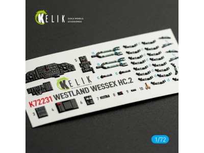 WESTLAND WESSEX HC.2 - interior 3D decals for AirFix kit 
