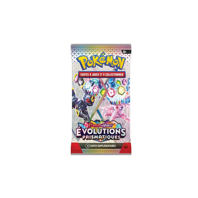 Pokémon JCC - Écarlate et Violet - Lot de boosters EV 8.5 Évolutions Prismatiques - FR