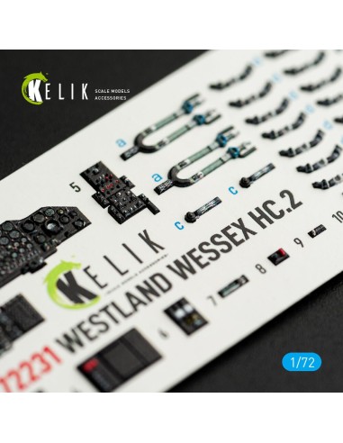 WESTLAND WESSEX HC.2 - interior 3D decals for AirFix kit 