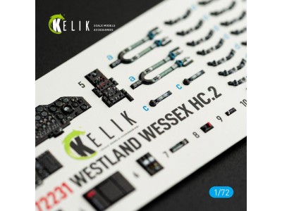 WESTLAND WESSEX HC.2 - interior 3D decals for AirFix kit 
