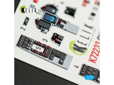 Chinese J-10B - interior 3D decals for Trumpeter kit 