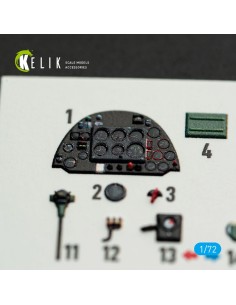 Spitfire PR A/B/E Types - interior 3D decals for IBG Models kit  2