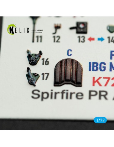 Spitfire PR A/B/E Types - interior 3D decals for IBG Models kit 