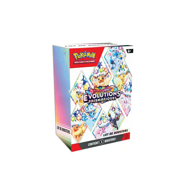 Pokémon JCC - Écarlate et Violet - Lot de boosters EV 8.5 Évolutions Prismatiques - FR