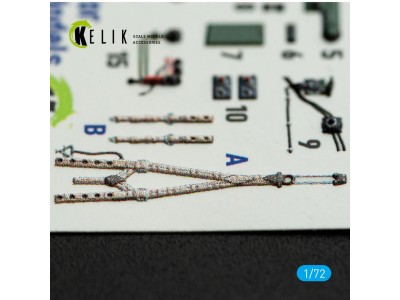 Spitfire PR A/B/E Types - interior 3D decals for IBG Models kit 