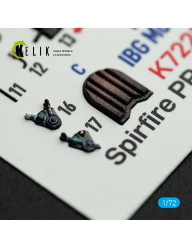 Spitfire PR A/B/E Types - interior 3D decals for IBG Models kit 
