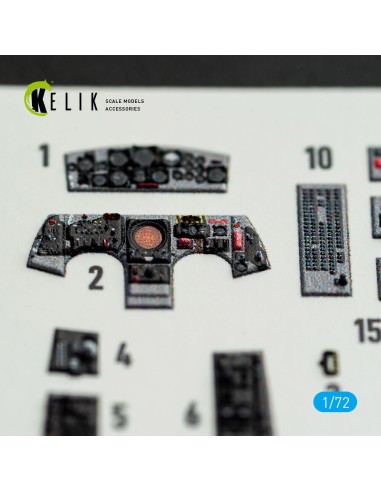 F-104J - interior 3D decals for Fine Molds kit 