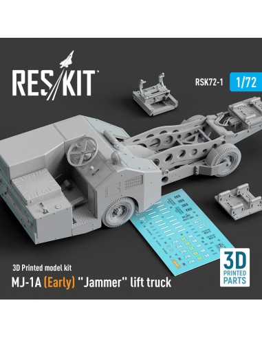 MJ-1A (Early) Jammer lift truck (3D Printed model kit) 