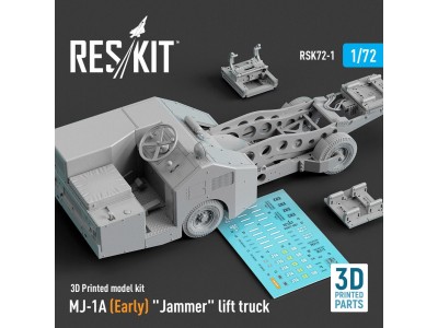MJ-1A (Early) Jammer lift truck (3D Printed model kit) 