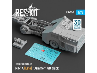 MJ-1A (Late) Jammer lift truck (3D Printed model kit) 
