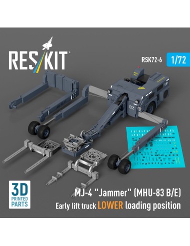 MJ-4 Jammer (MHU-83 B/E) Early lift truck LOWER loading position (3D Printed model kit) 
