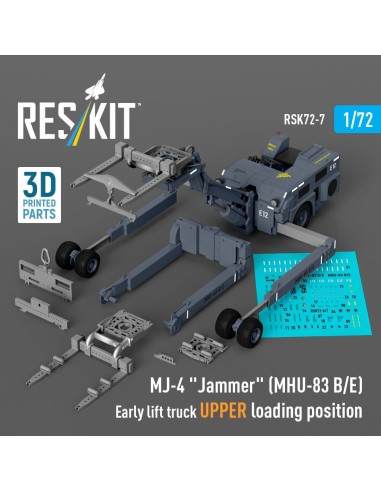 MJ-4 Jammer (MHU-83 B/E) Early lift truck UPPER loading position (3D Printed model kit) 