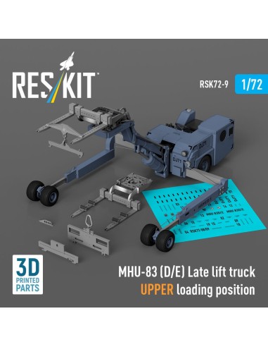 MHU-83 (D/E) Late lift truck UPPER loading position (3D Printed model kit) 