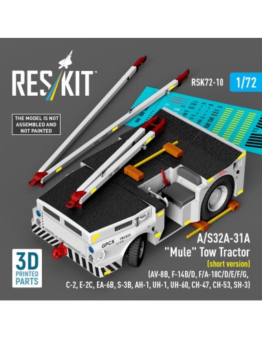 A/S32A-31A Mule Tow Tractor (short version) (AV-8B, F-14B/D, F/A-18C/D/E/F/G, C-2, E-2?, EA-6B, S-3B, AH-1, UH-1, UH-60, CH-47, 