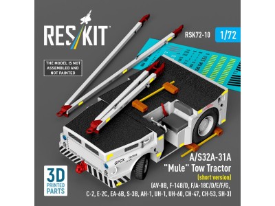 A/S32A-31A Mule Tow Tractor (short version) (AV-8B, F-14B/D, F/A-18C/D/E/F/G, C-2, E-2?, EA-6B, S-3B, AH-1, UH-1, UH-60, CH-47, 