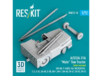 A/S32A-31A Mule Tow Tractor (short version) (AV-8B, F-14B/D, F/A-18C/D/E/F/G, C-2, E-2?, EA-6B, S-3B, AH-1, UH-1, UH-60, CH-47, 