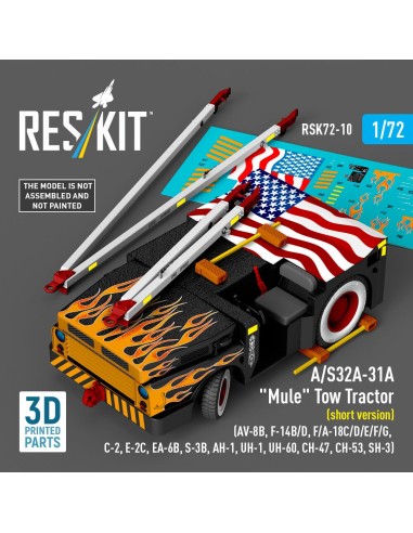 A/S32A-31A Mule Tow Tractor (short version) (AV-8B, F-14B/D, F/A-18C/D/E/F/G, C-2, E-2?, EA-6B, S-3B, AH-1, UH-1, UH-60, CH-47, 