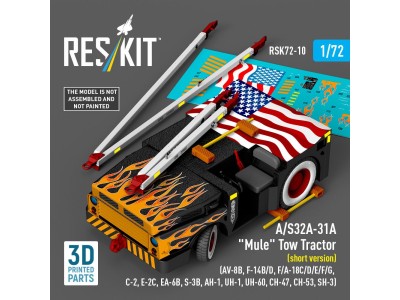 A/S32A-31A Mule Tow Tractor (short version) (AV-8B, F-14B/D, F/A-18C/D/E/F/G, C-2, E-2?, EA-6B, S-3B, AH-1, UH-1, UH-60, CH-47, 