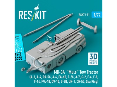 MD-3A Mule Tow Tractor (A-3, A-4, RA-5C, A-6, EA-6B, E-2C, A-7, C-2, F-4, F-8, F-14, F/A-18, OV-10, S-3B, UH-1, CH-53, Sea King)