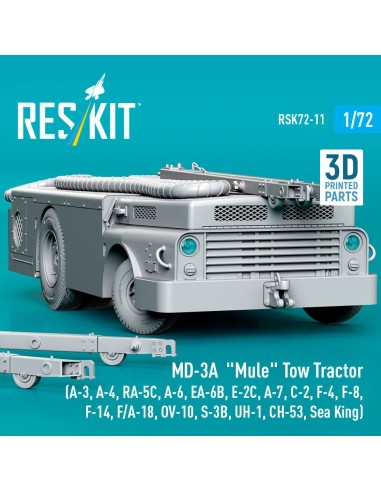 MD-3A Mule Tow Tractor (A-3, A-4, RA-5C, A-6, EA-6B, E-2C, A-7, C-2, F-4, F-8, F-14, F/A-18, OV-10, S-3B, UH-1, CH-53, Sea King)