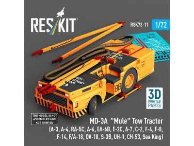 MD-3A Mule Tow Tractor (A-3, A-4, RA-5C, A-6, EA-6B, E-2C, A-7, C-2, F-4, F-8, F-14, F/A-18, OV-10, S-3B, UH-1, CH-53, Sea King)