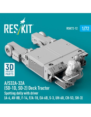 A/S32A-32A (SD-1D, SD-2) Deck Tractor Spotting dolly with driver (A-6, AV-8B, F-14, F/A-18, EA-6B, S-3, UH-60, CH-53, SH-3) (3D 