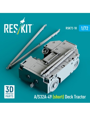 A/S32A-49 (short) Deck Tractor (3D Printed model kit) 