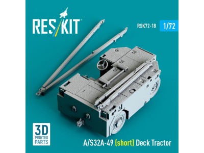 A/S32A-49 (short) Deck Tractor (3D Printed model kit) 