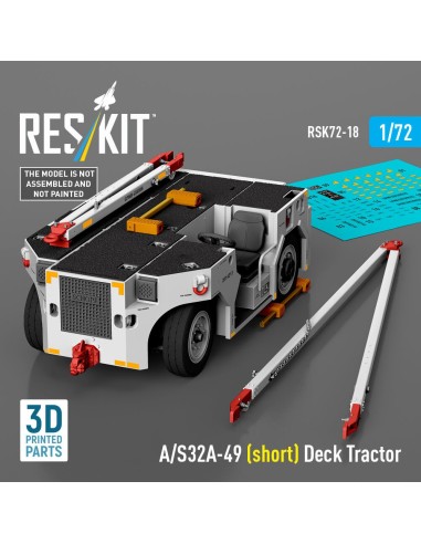 A/S32A-49 (short) Deck Tractor (3D Printed model kit) 