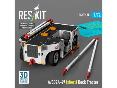 A/S32A-49 (short) Deck Tractor (3D Printed model kit) 