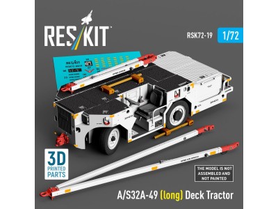 A/S32A-49 (long) Deck Tractor (3D Printed model kit) 