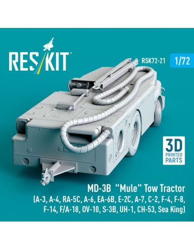 MD-3B Mule Tow Tractor (A-3, A-4, RA-5C, A-6, EA-6B, E-2C, A-7, C-2, F-4, F-8, F-14, F/A-18, OV-10, S-3B, UH-1, CH-53, Sea King)