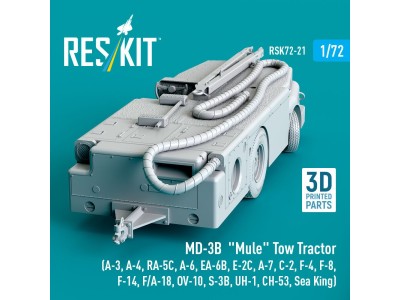 MD-3B Mule Tow Tractor (A-3, A-4, RA-5C, A-6, EA-6B, E-2C, A-7, C-2, F-4, F-8, F-14, F/A-18, OV-10, S-3B, UH-1, CH-53, Sea King)
