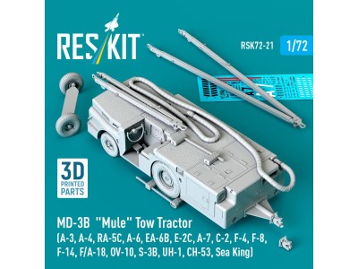 MD-3B Mule Tow Tractor (A-3, A-4, RA-5C, A-6, EA-6B, E-2C, A-7, C-2, F-4, F-8, F-14, F/A-18, OV-10, S-3B, UH-1, CH-53, Sea King)