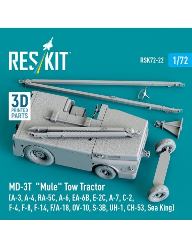 MD-3T Mule Tow Tractor (A-3, A-4, RA-5C, A-6, EA-6B, E-2C, A-7, C-2, F-4, F-8, F-14, F/A-18, OV-10, S-3B, UH-1, CH-53, Sea King)