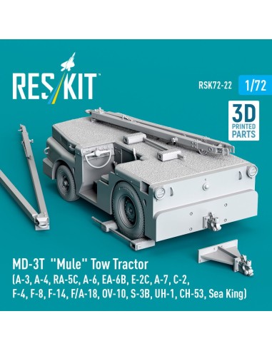 MD-3T Mule Tow Tractor (A-3, A-4, RA-5C, A-6, EA-6B, E-2C, A-7, C-2, F-4, F-8, F-14, F/A-18, OV-10, S-3B, UH-1, CH-53, Sea King)