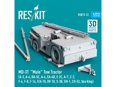 MD-3T Mule Tow Tractor (A-3, A-4, RA-5C, A-6, EA-6B, E-2C, A-7, C-2, F-4, F-8, F-14, F/A-18, OV-10, S-3B, UH-1, CH-53, Sea King)