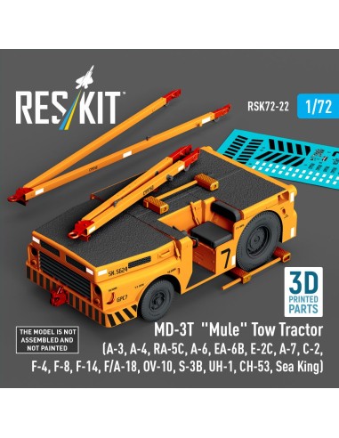 MD-3T Mule Tow Tractor (A-3, A-4, RA-5C, A-6, EA-6B, E-2C, A-7, C-2, F-4, F-8, F-14, F/A-18, OV-10, S-3B, UH-1, CH-53, Sea King)