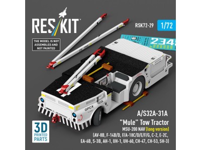 A/S32A-31A Mule Tow Tractor MSU-200 NAV (long version) (AV-8B, F-14B/D, F/A-18C/D/E/F/G, C-2, E-2?, EA-6B, S-3B, AH-1, UH-1, UH-