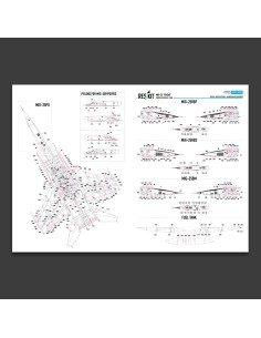 MiG-25 Foxbat Stencils Decals  2